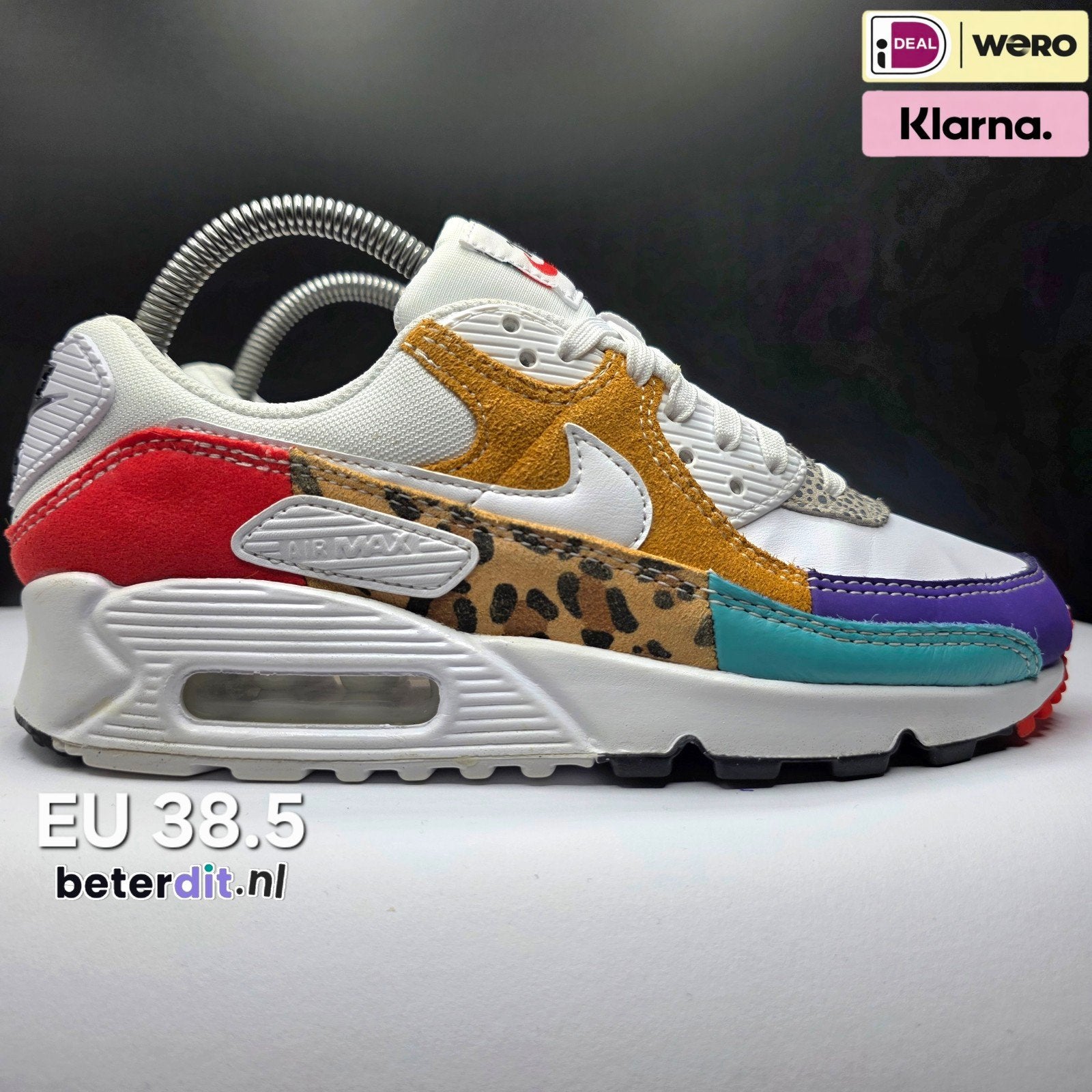 Nike Air Max 90 SE 'Animal White' Maat: 38.5, Ophalen of Verzenden, Nike, Nike, Nike air max