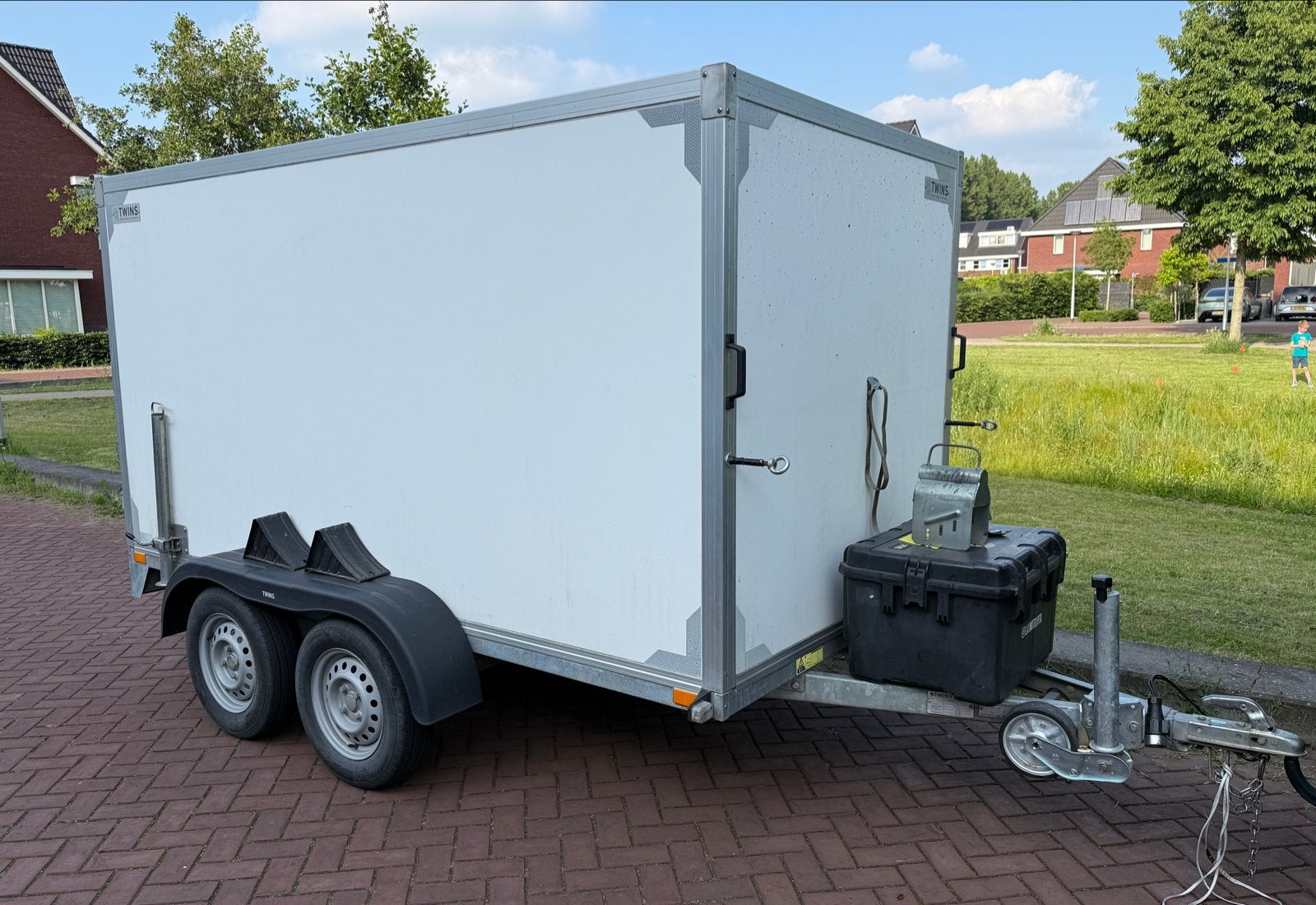 (MOTOR) TRAILER TWINS 300X150X150, Auto diversen, Aanhangers en Bagagewagens, Ophalen, Zo goed als nieuw