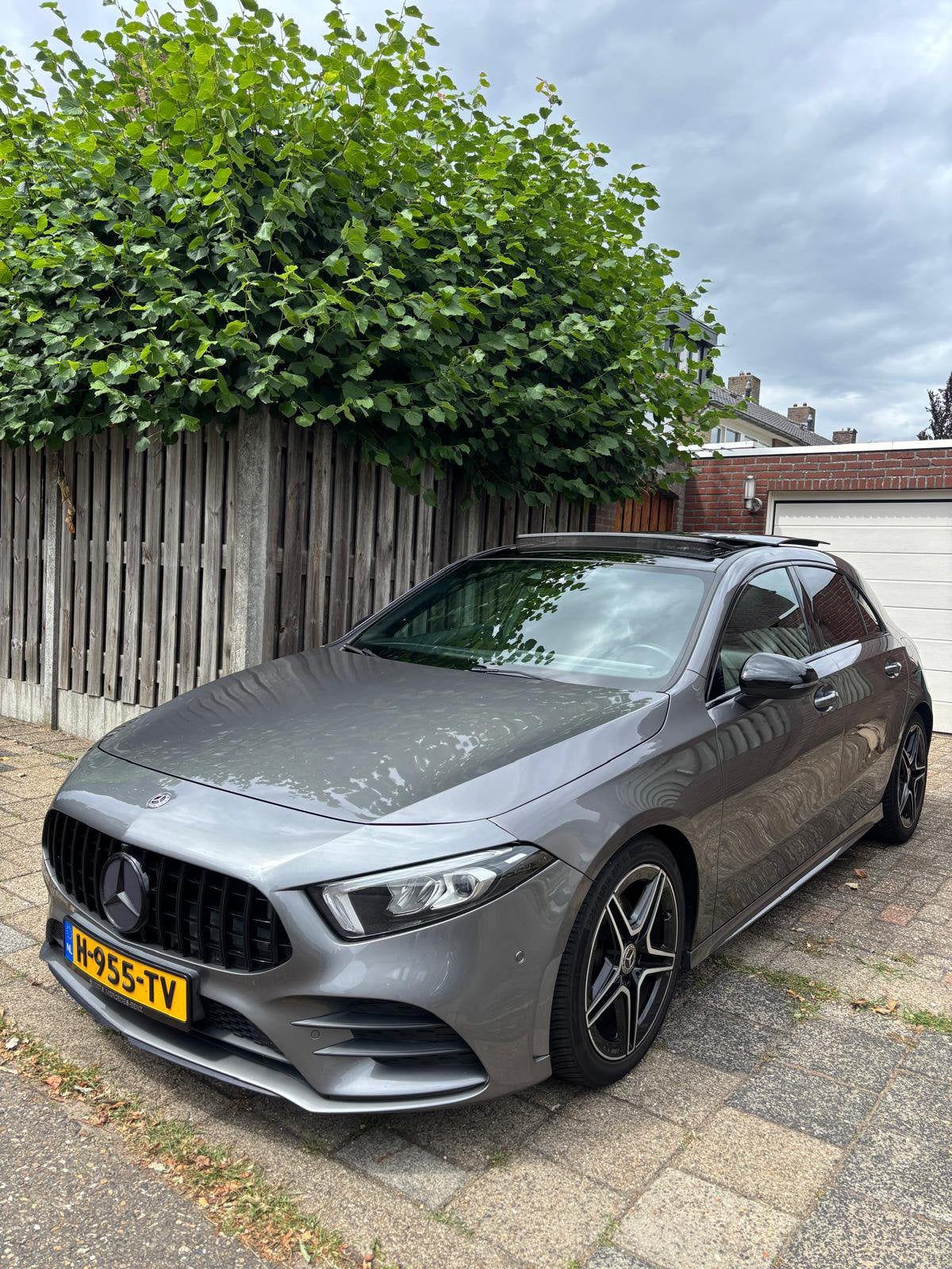 Mercedes-Benz A-Klasse A 200 163pk 7G-DCT 2018 Grijs, Auto's, 4 cilinders, 75 €/maand, Particulier, 1600 kg