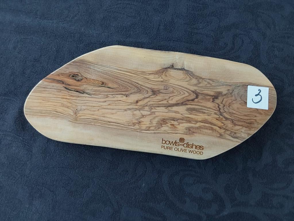Snijplank / Borrelplank van olijfhout - 33x14 cm, Ophalen of Verzenden