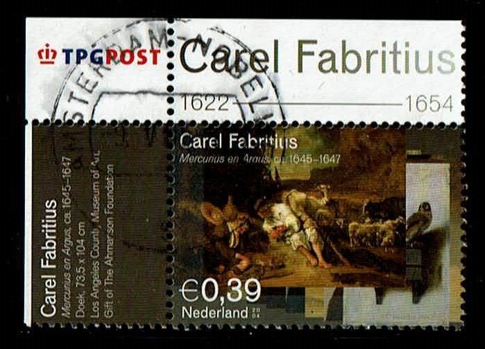 Nederland plaatfout NVPH Mast 2285 pm gestempeld, Verzenden, Na 1940, Gestempeld