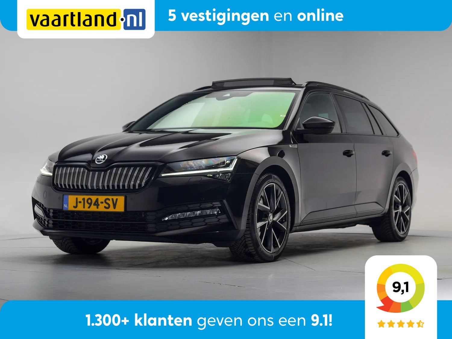 Skoda Superb Combi 1.4 TSI PHEV Sportline [ Virtual Panorama, Auto's, Automaat, Gebruikt, 4 cilinders, 218 pk