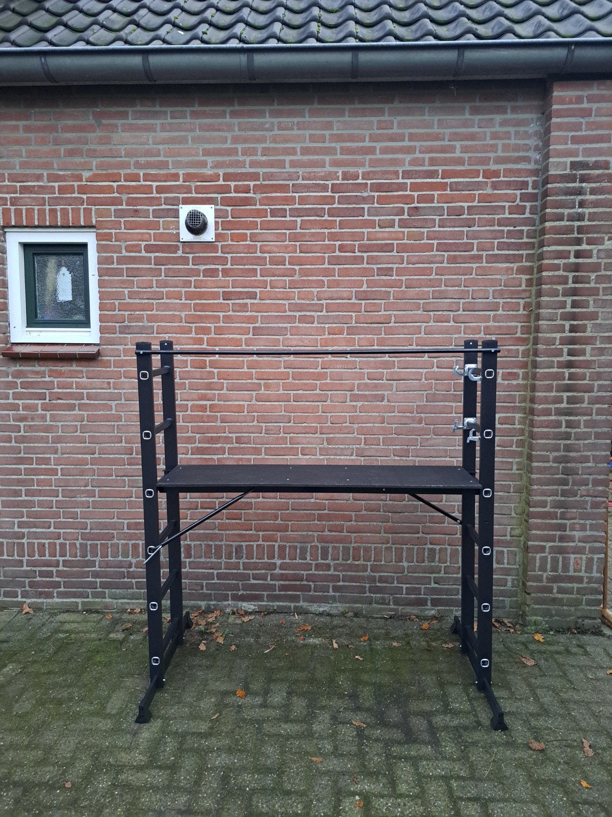 Aluminium kamersteiger multifunctionele ladder 2x6 treden, Ophalen, Nieuw, Rolsteiger of Kamersteiger, Minder dan 2 meter