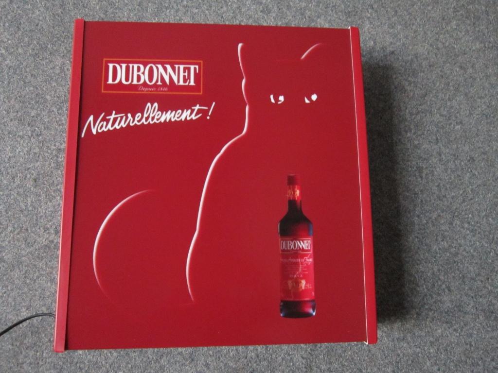 DUBONNET WIJN LICHTRECLAME, Verzamelen, Merken en Reclamevoorwerpen, Ophalen, Zo goed als nieuw, Lichtbak of (neon) lamp