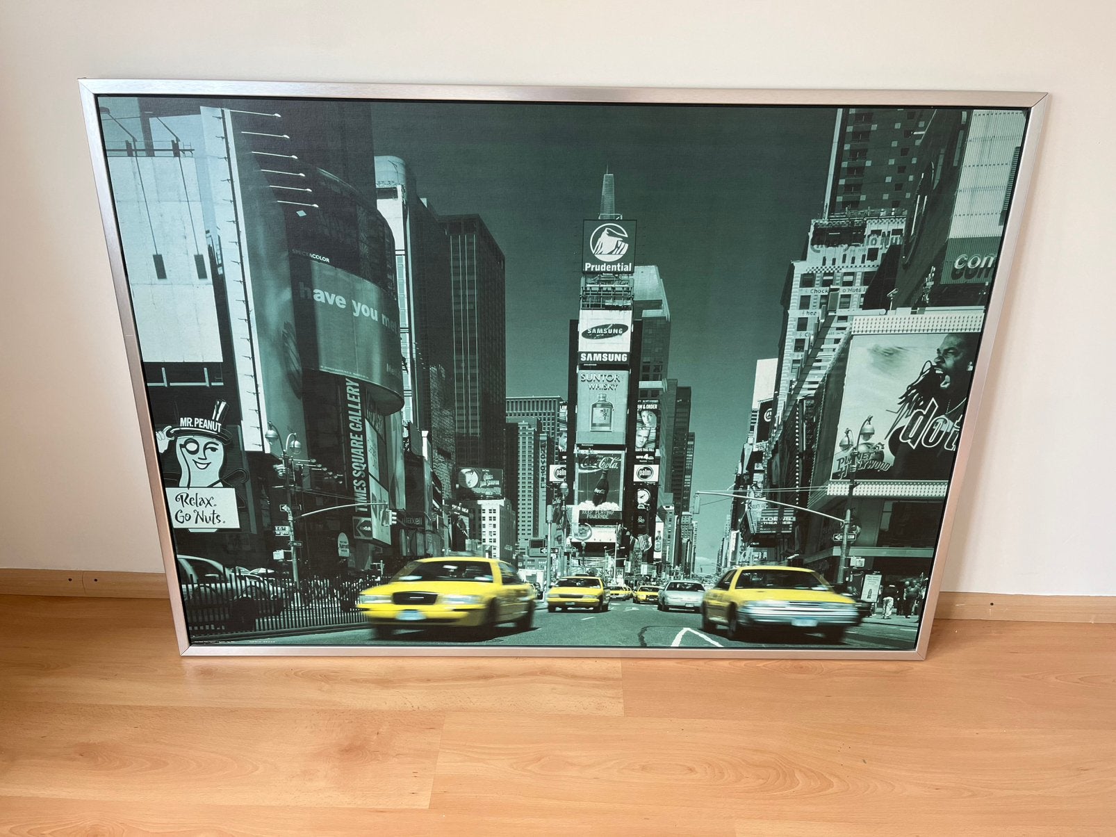 Ikea fotoschilderij new york, Ophalen, Zo goed als nieuw, 125 cm of meer, Schilderij