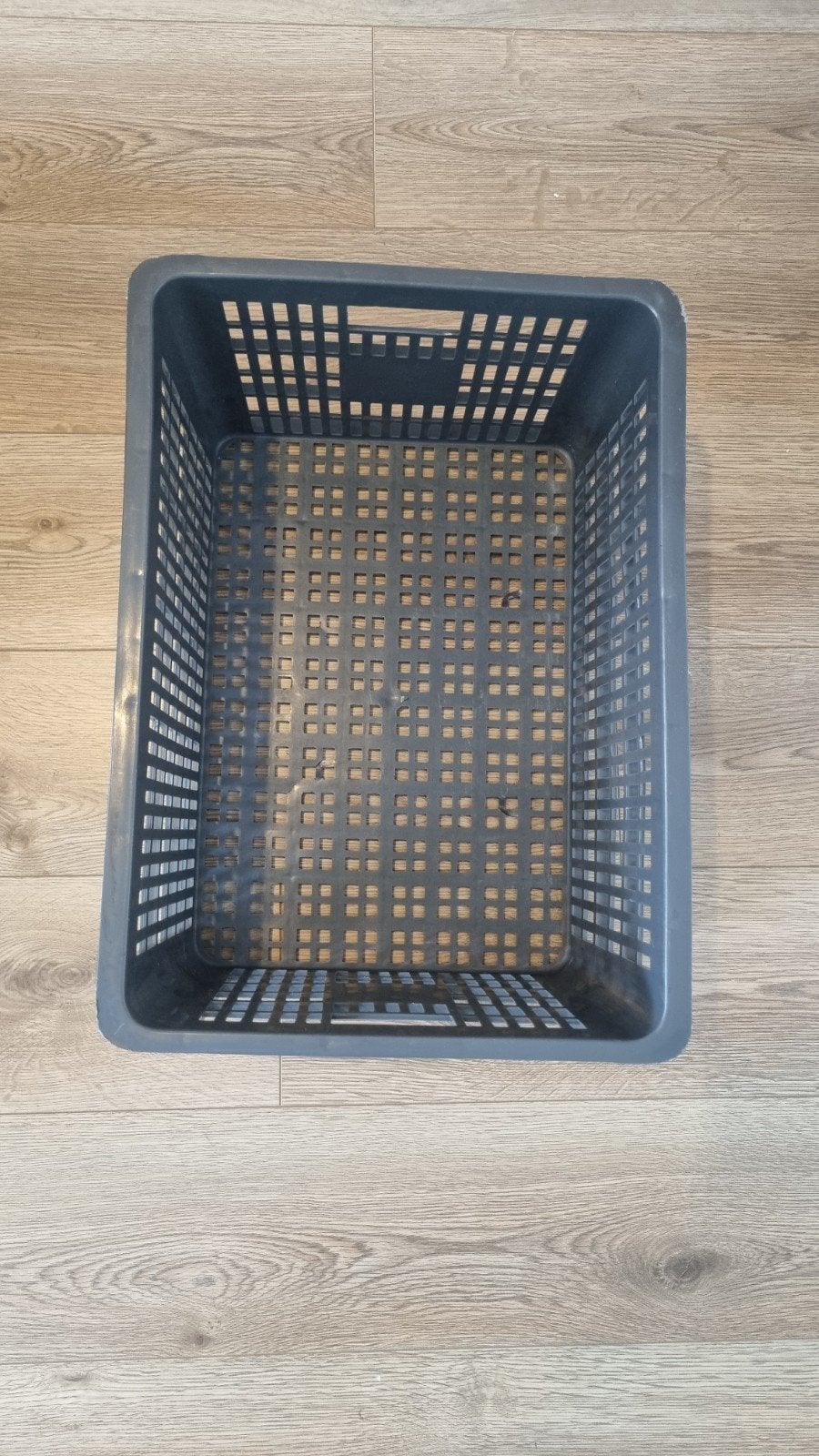 Fietskrat grijs groot /  Krat voor opslag of transpor, Ophalen, Gebruikt, Overige typen, Kunststof