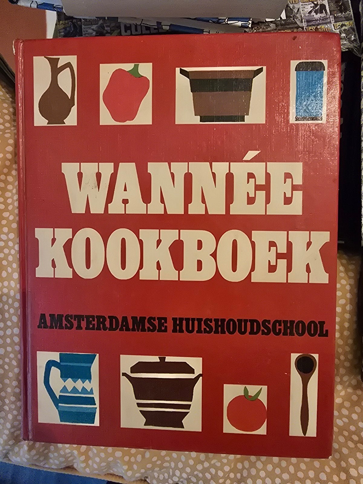 Wannéé Kookboek - Amsterdamse Huishoudschool, Boeken, Kookboeken, Gelezen, Hoofdgerechten, Ophalen of Verzenden, C.J. Wannéé