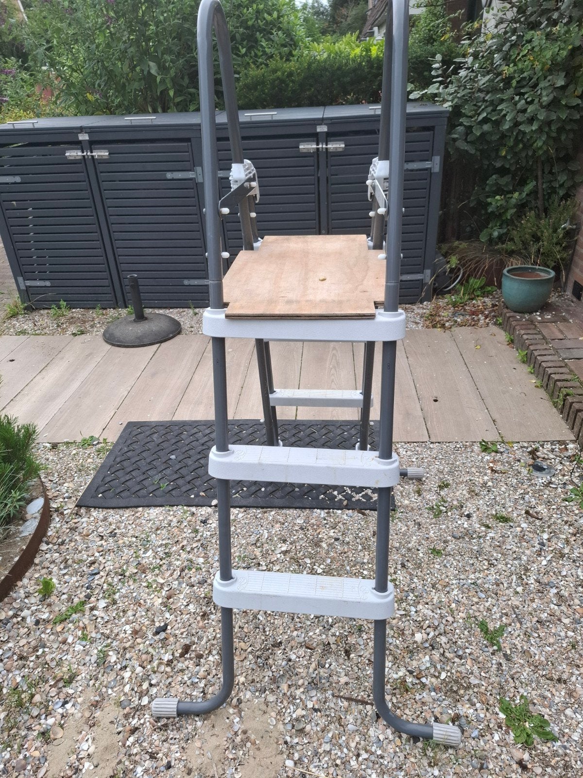 Zwembadtrapje 150 cm hoog, Ophalen, Gebruikt, Ladder