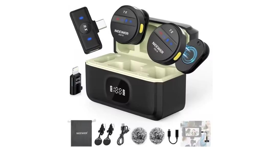 Neewer KM18 Wireless Microphone with USB-C, Muziek en Instrumenten, Microfoons, Ophalen, Nieuw, Overige typen, Draadloos
