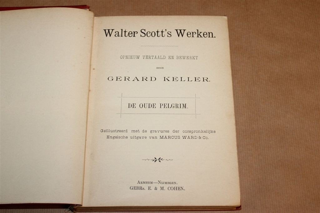 De Oude Pelgrim — Walter Scott 1894, Werken Deel 9, Antiek en Kunst, Ophalen of Verzenden