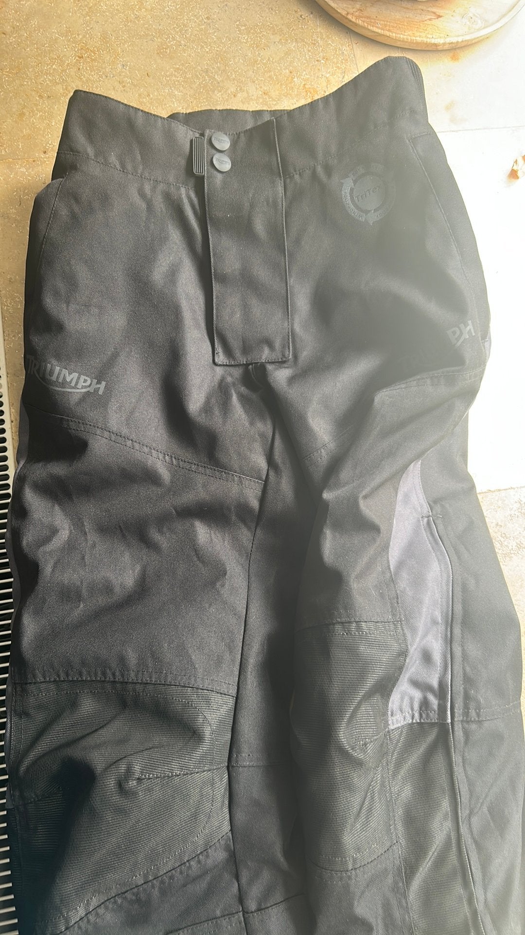 Triumph TriTex motorbroek Winddicht & Waterdicht, Ophalen, Tweedehands, Heren, Broek | textiel