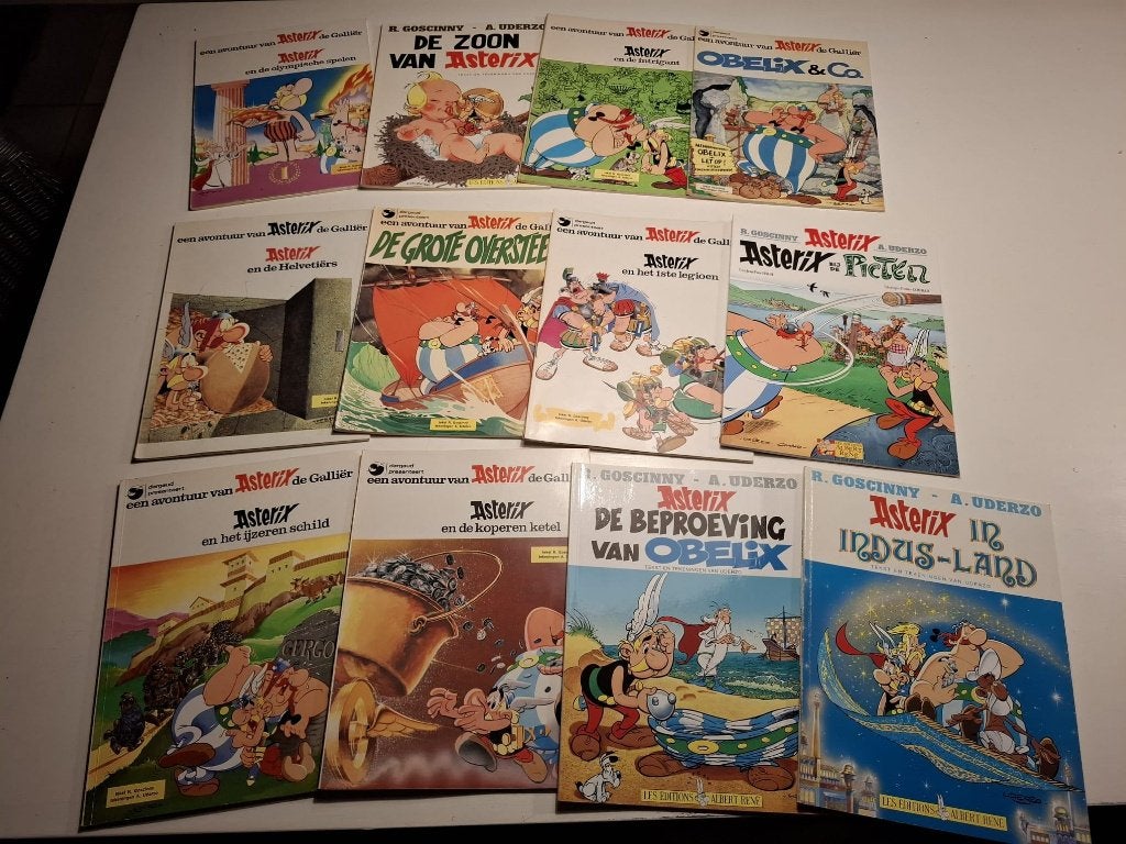 Asterix en Obelix 28 stuks stripboeken, Boeken, R. Goscinny, A. Uderzo, Meerdere stripboeken, Ophalen, Gelezen