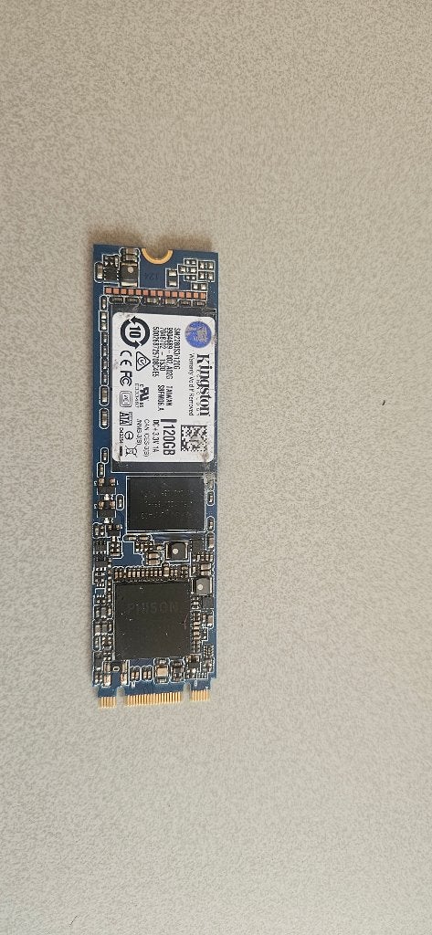 Kingston M.2 SSD 120 GB, Computers en Software, Harde schijven, Intern, Gebruikt, Kingston, Ophalen of Verzenden