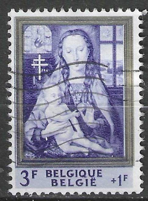 Belgie 1961 - Yvert 1202 - Moeder en Kind (ST), Verzenden, Gestempeld, Kunst