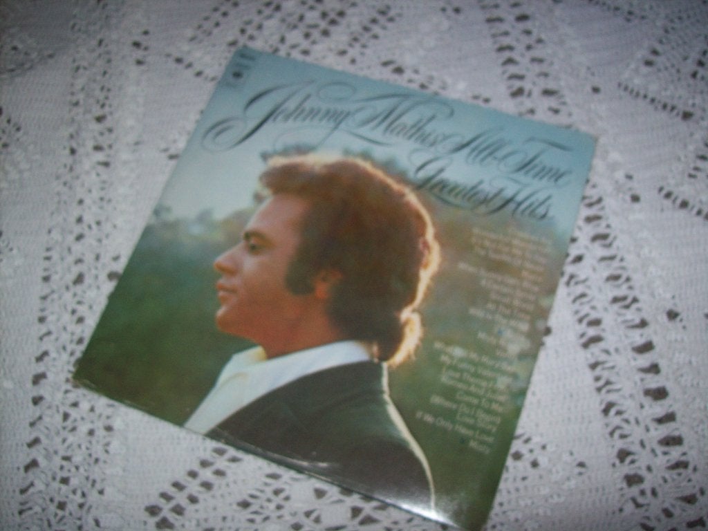 Johnny Mathis All-Time Greatest Hits LP, LP, Gebruikt, Pop, Ophalen of Verzenden