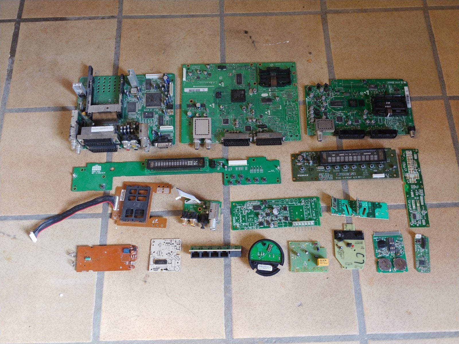 Partij printplaten voor elektronica componenten, Hobby en Vrije tijd, Ophalen of Verzenden, Gebruikt