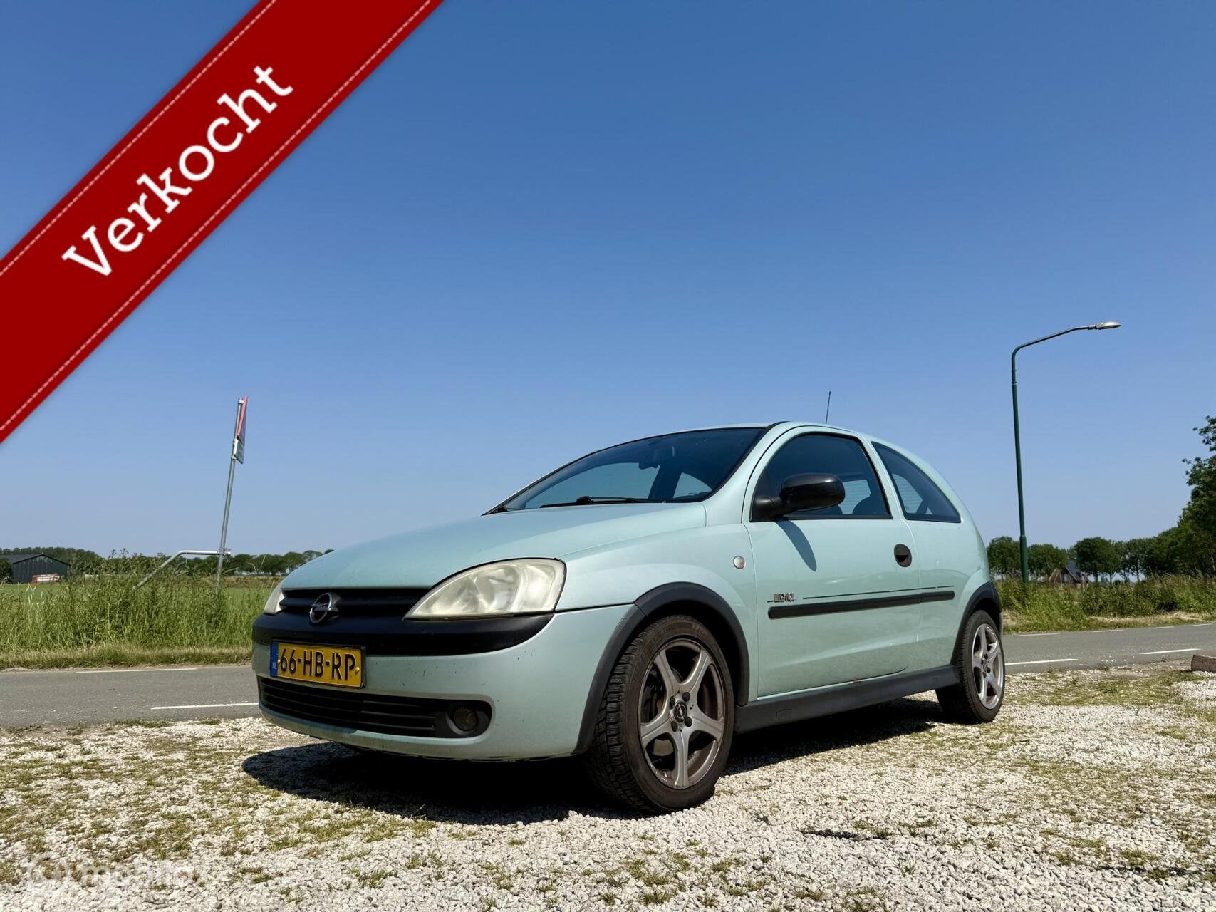 Opel Corsa 1.4-16V Elegance, BJ 2001, Airco, APK Mei 2027, Voorwielaandrijving, 450 kg, Emergency brake assist, 4 cilinders