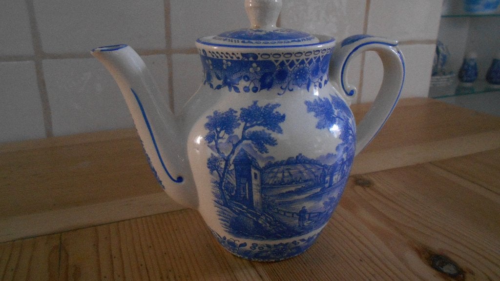 antiek Waku VUURVAST KOFFIEPOTJE THEEPOTJE D.D.R., Ophalen of Verzenden