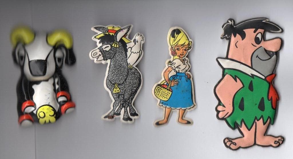 Stripfiguur Fred Flintstone Mamaloe Greta Bontekoe Retro, Verzamelen, Verzenden, Overige figuren, Gebruikt, Beeldje of Figuurtje