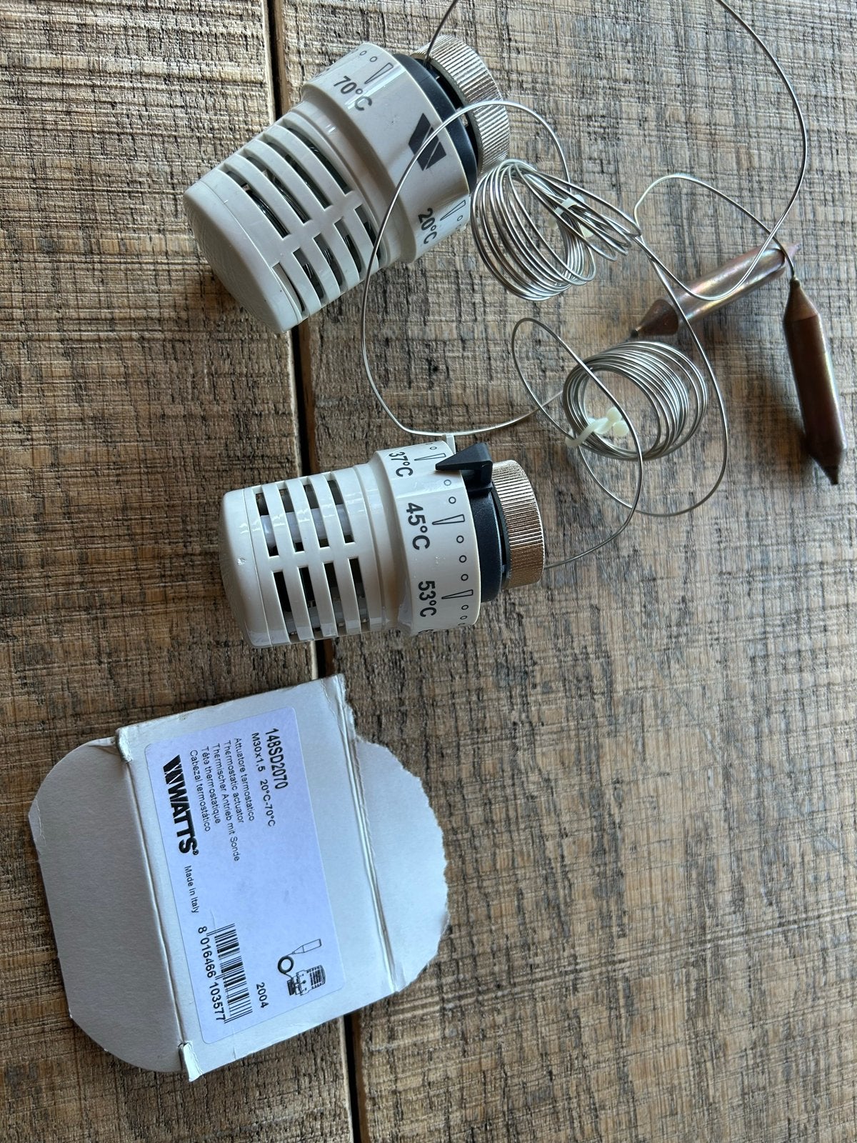 Watts Thermostatische Afsluiter M30x1,5 20C-70C, Doe-het-zelf en Verbouw, Ophalen, Nieuw