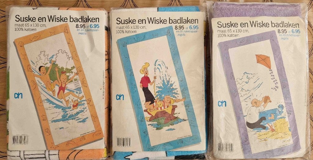 Suske en Wiske badlakens (nieuw), Verzamelen, Ophalen of Verzenden, Suske en Wiske, Nieuw, Gebruiksvoorwerp