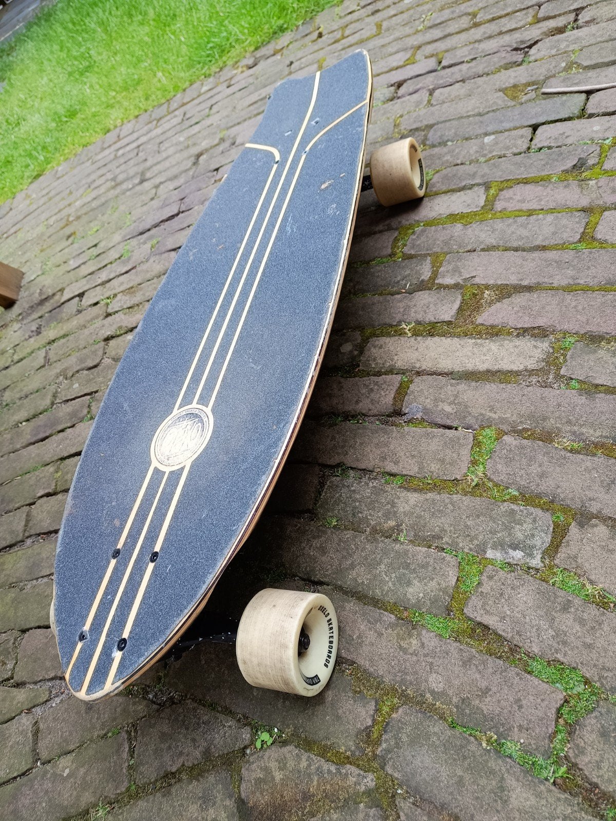Oxelo Longboard Skateboard - Gebruikt 80x26cm, Ophalen of Verzenden
