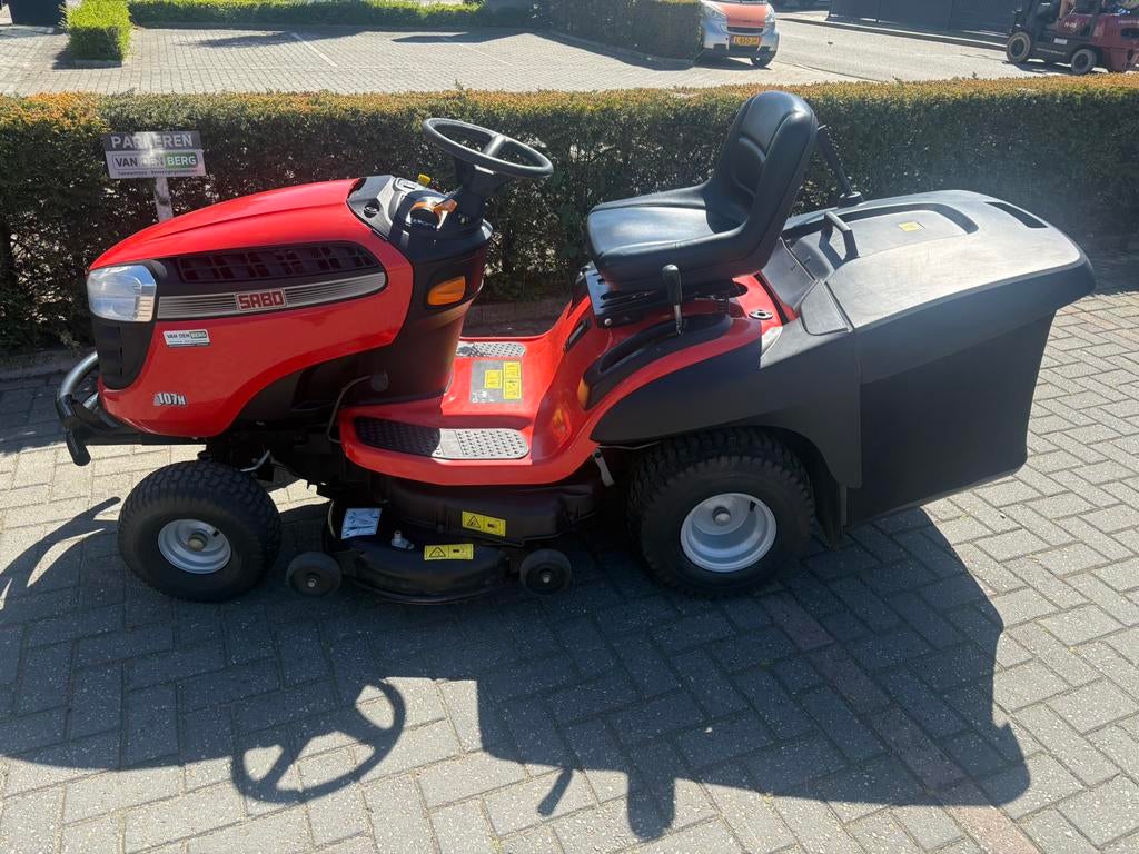 Sabo zitmaaier, Tuin en Terras, Zitmaaiers, Zo goed als nieuw, 90 tot 120 cm, Elektrische starter, Opvangbak, Ophalen