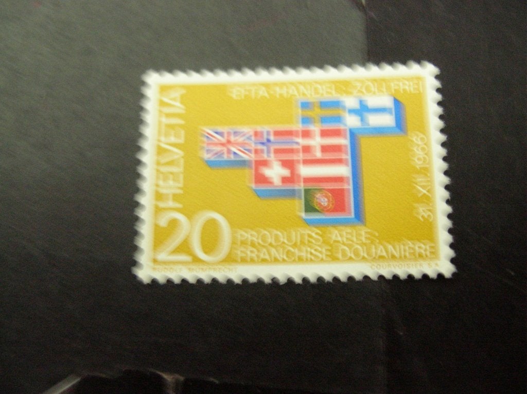 Cept/Verenigd Europa Zwitserland 1967 EFTA  meeloper, Verzenden, Overige landen, Postfris
