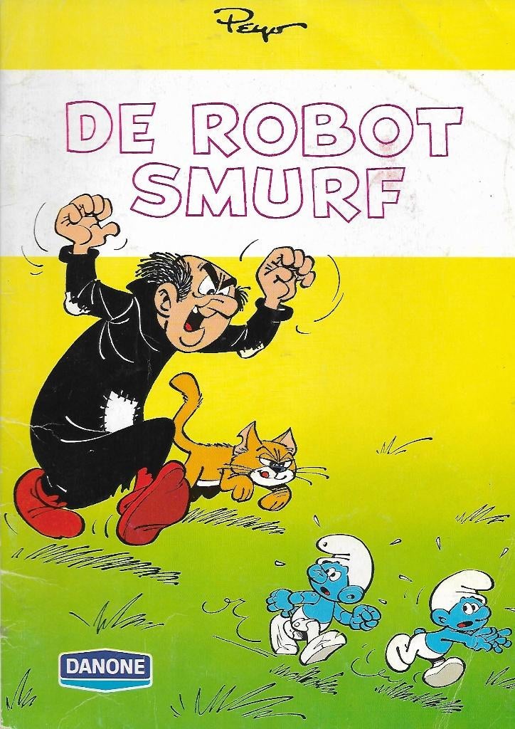 De Smurfen - De robotsmurf (Danone), Eén stripboek, Ophalen of Verzenden, Gelezen