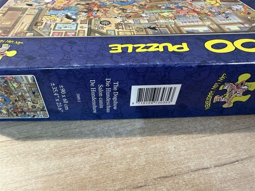 Jan van Haasteren - de hondenshow - 1500 stuks - s6298, Hobby en Vrije tijd, Denksport en Puzzels, Ophalen of Verzenden, 500 t/m 1500 stukjes