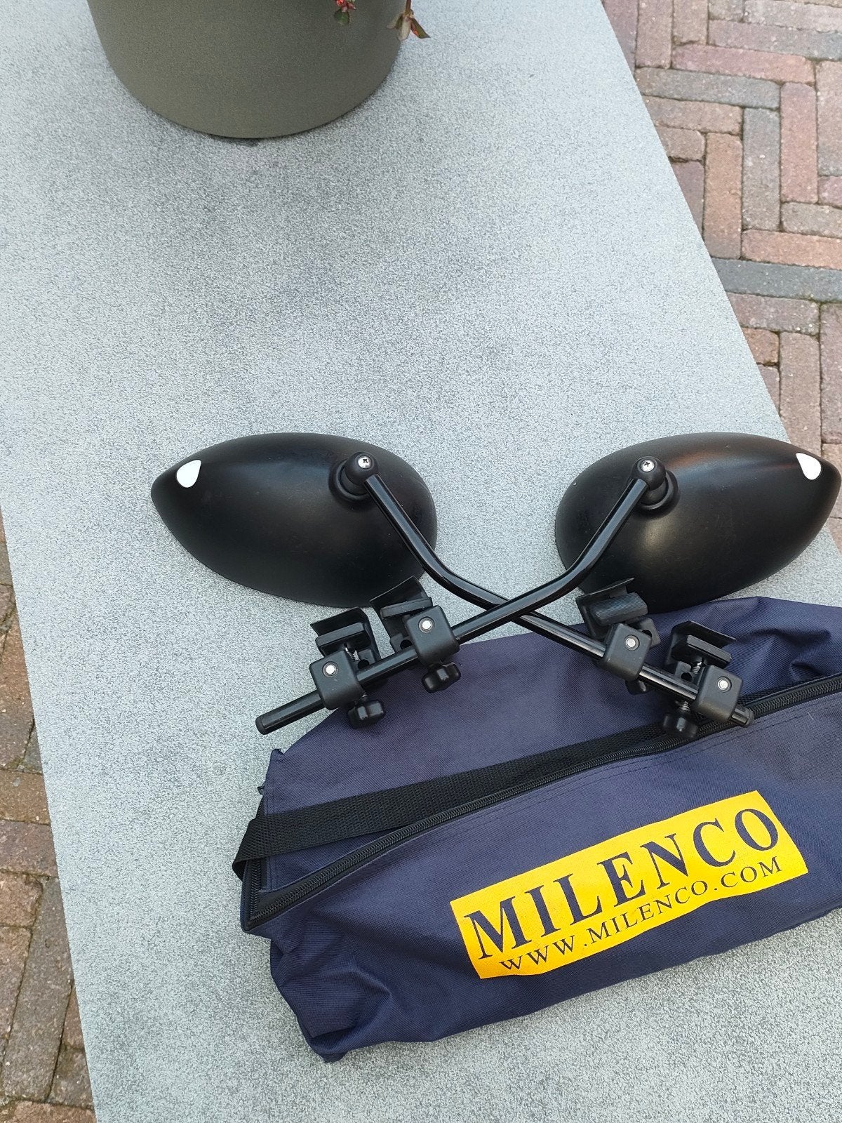 Milenco Aero 3 Opzetspiegels voor Caravan/Camper, Ophalen, Gebruikt
