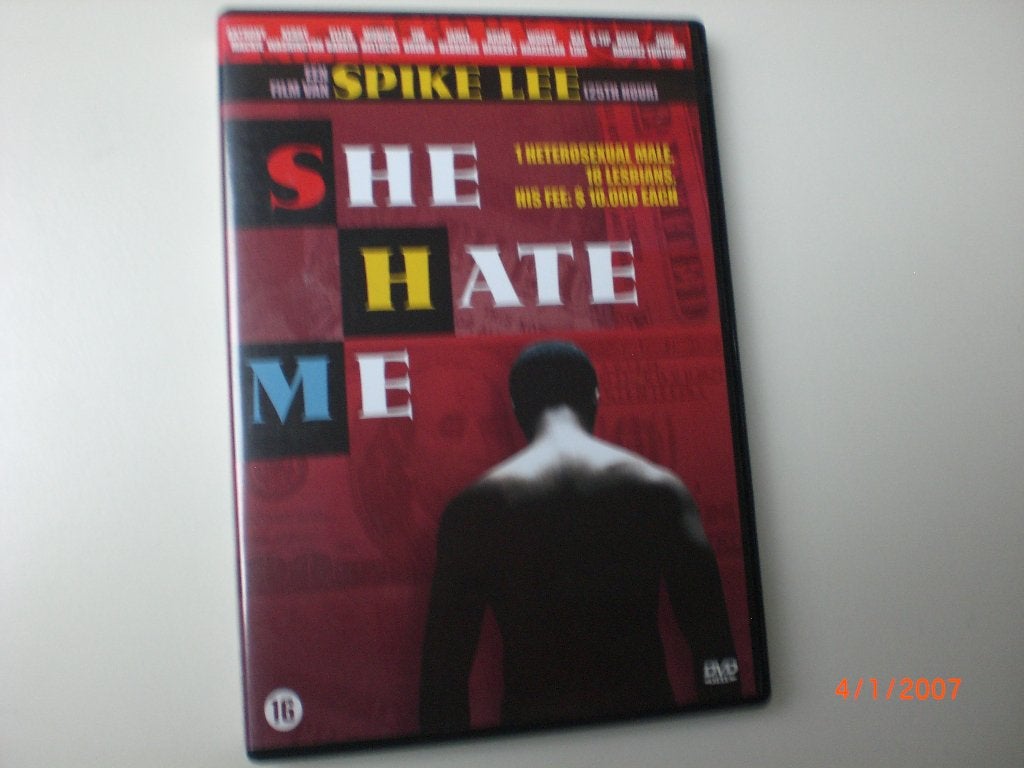 dvd She Hate Me Anthony Mackie Monica Bellucci Ellen Barkin, Alle leeftijden, Ophalen of Verzenden, Zo goed als nieuw, Drama