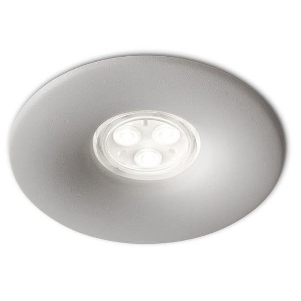 Philips Ledino Inbouwspot Grijs 2  9W (52817) – OP = OP!, Ophalen, Minder dan 50 watt, Netvoeding, Led