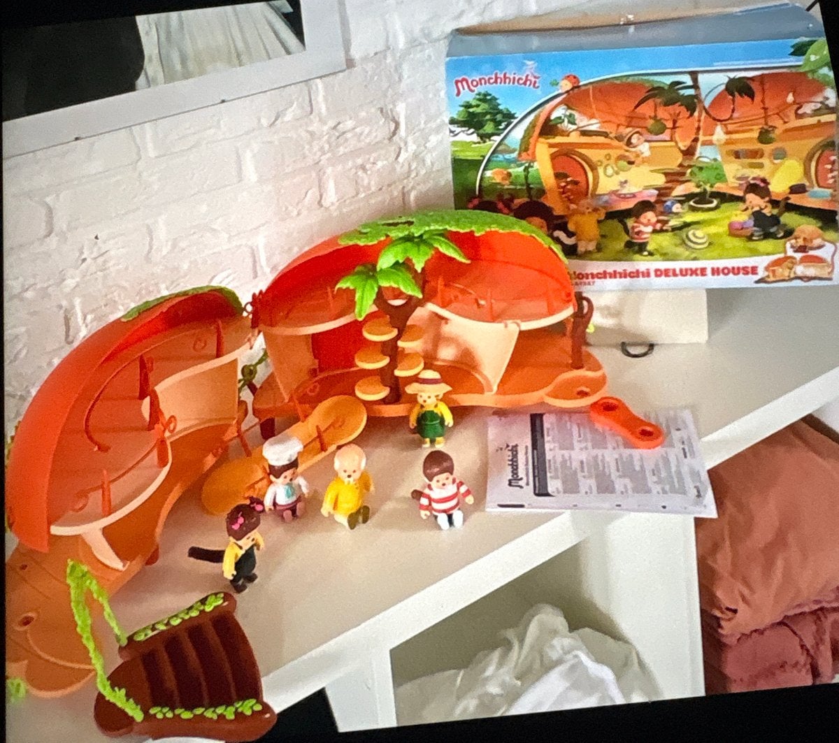 Monchhichi Deluxe Huis met figuren, Ophalen of Verzenden, Gebruikt, Jongen of Meisje