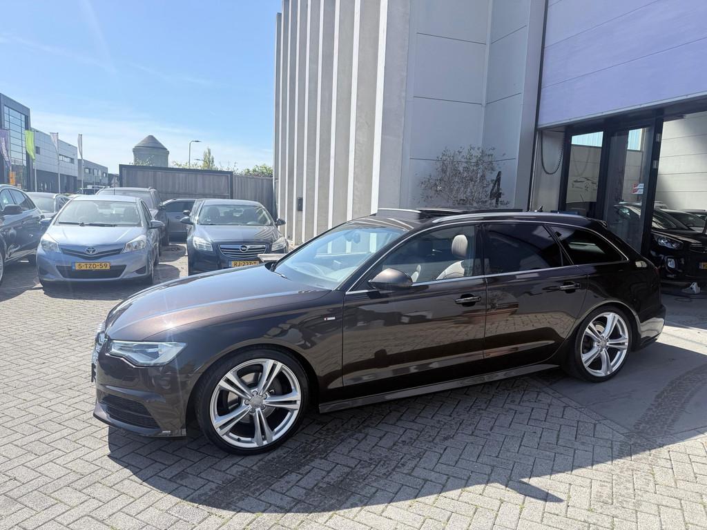 Audi A6 Avant 1.8 TFSI ultra S line Edition VOL OPTIES! INRU, Euro 6, Bruin, Leder, 93 €/maand