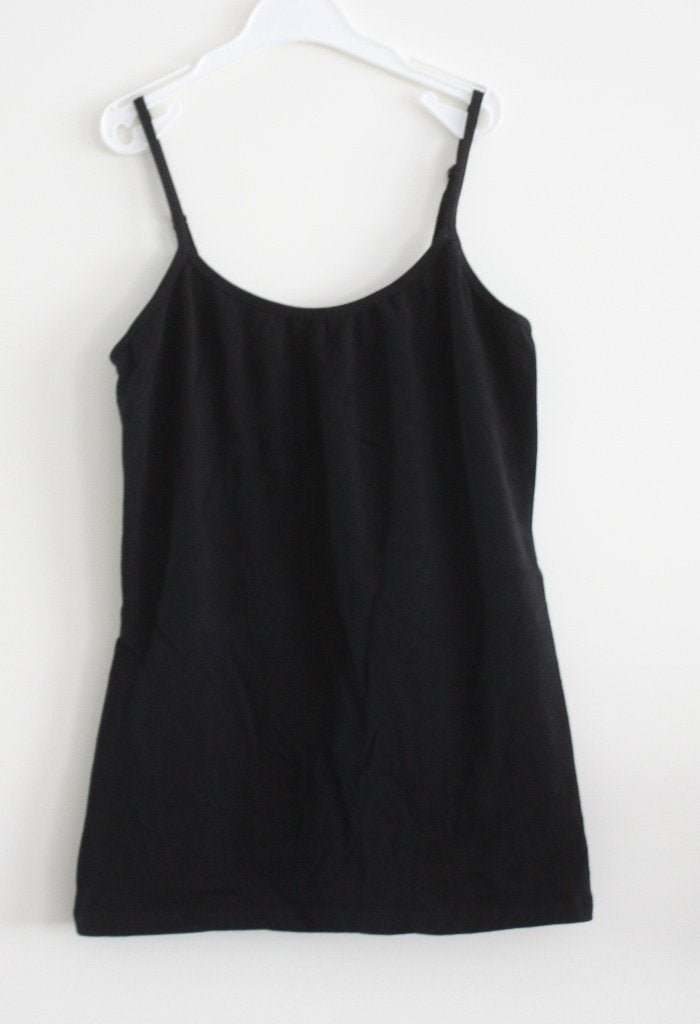 zwarte top  maat m, Kleding | Dames, Tops, Gedragen, Maat 38/40 (M), Zwart, Zonder mouw, Ophalen of Verzenden