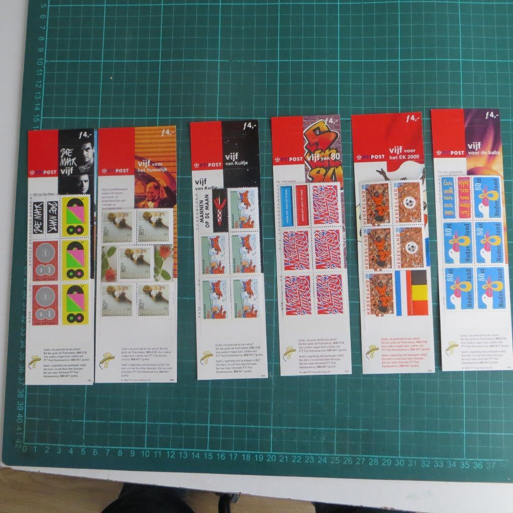 Postzegelboekjes vijf voor......, Postzegels en Munten, Ophalen of Verzenden, Na 1940, Postfris
