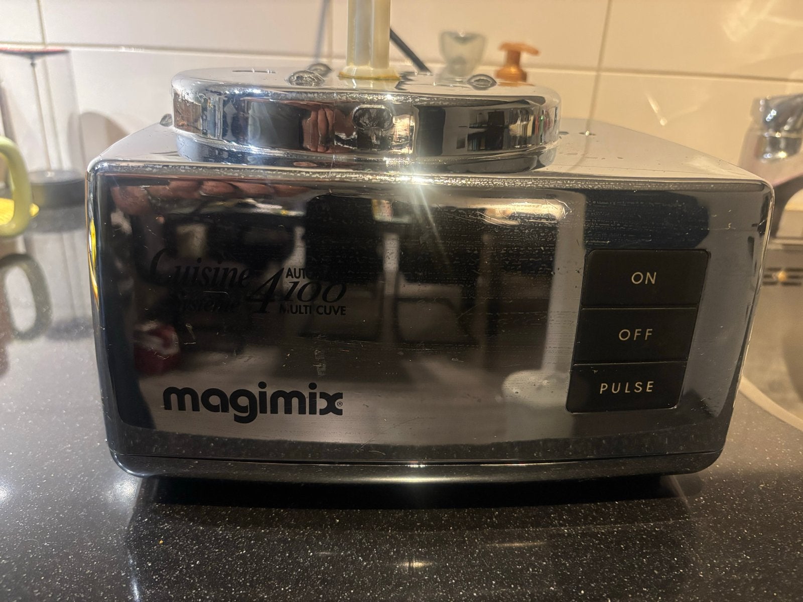 Magimix Cuisine Systeme 4100 XL foodprocessor, 2 tot 3 liter, Ophalen, Gebruikt, 3 snelheden of meer