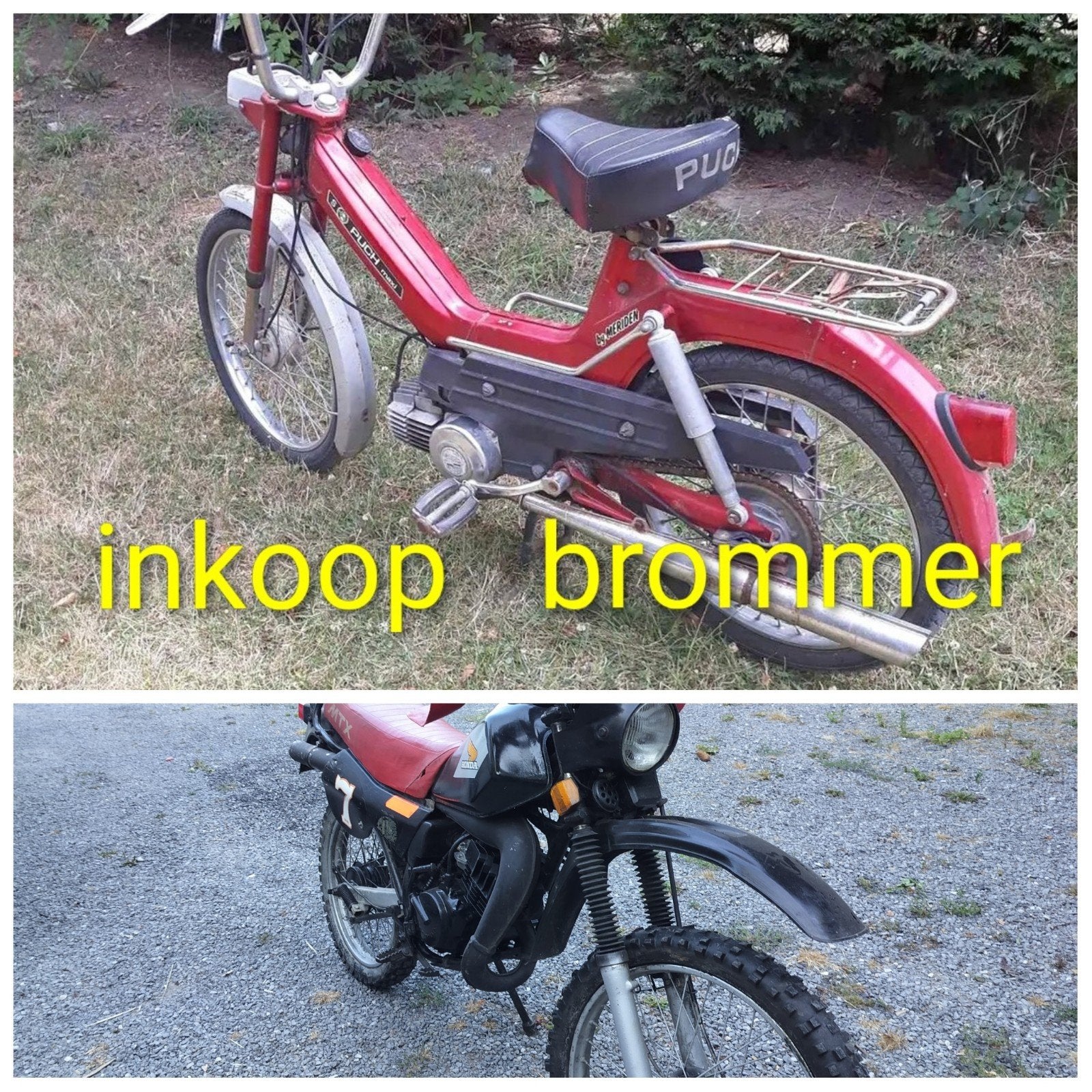 Inkoop Oude Brommer GEZOCHT Puch Honda loop / sloop, Fietsen en Brommers, Brommers | Puch, Gebruikt, Overige modellen, Ophalen