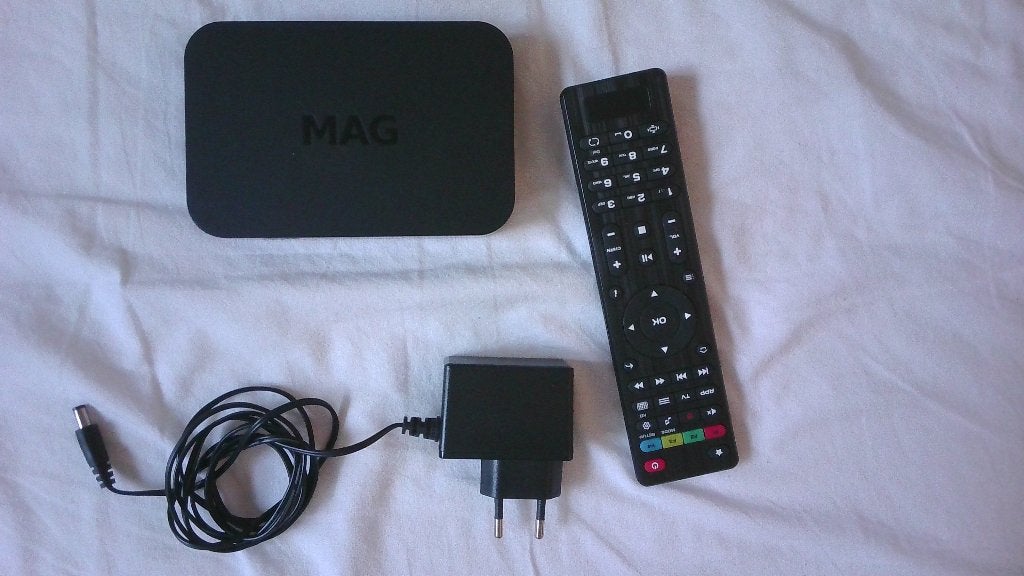 MAG 322 W1 IPTV Ontvanger TEAB, Ophalen of Verzenden, Zo goed als nieuw, HDMI, Minder dan 500 GB