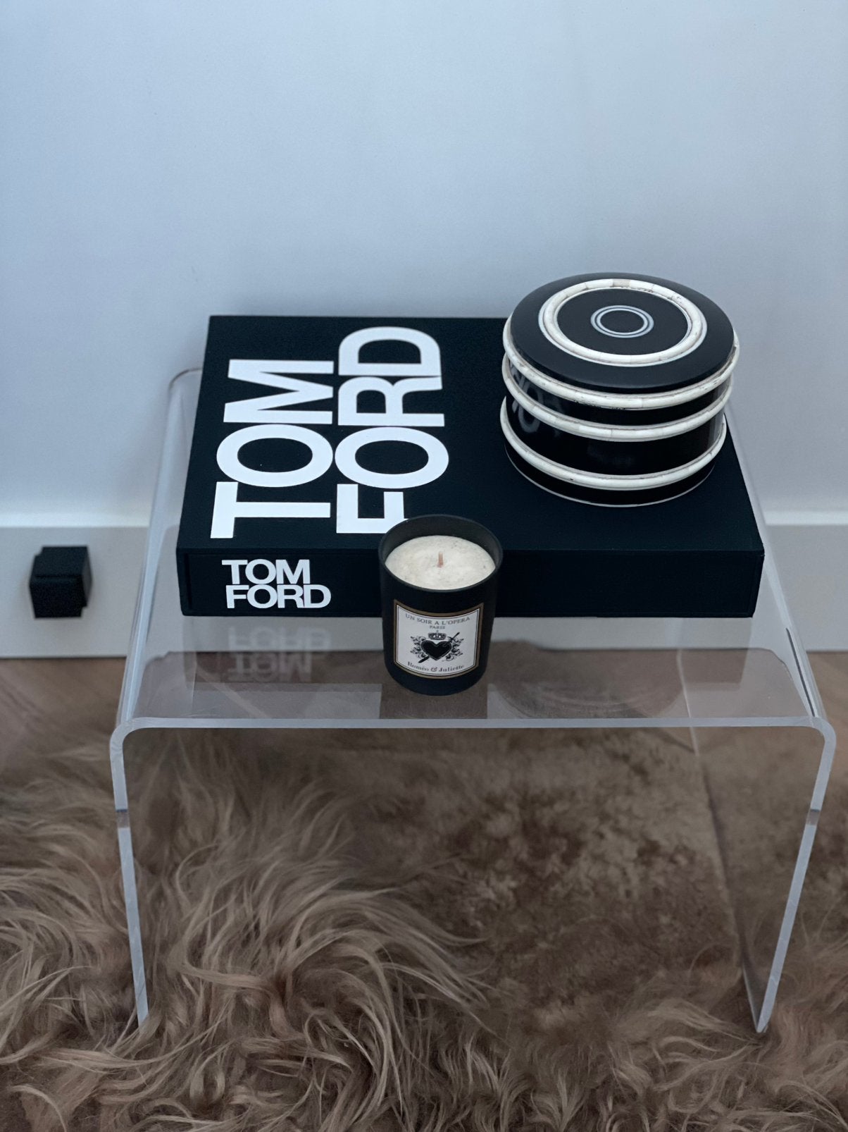 Vintage plexiglas acryl tafel tafeltje bijzettafeltje plexi, Ophalen