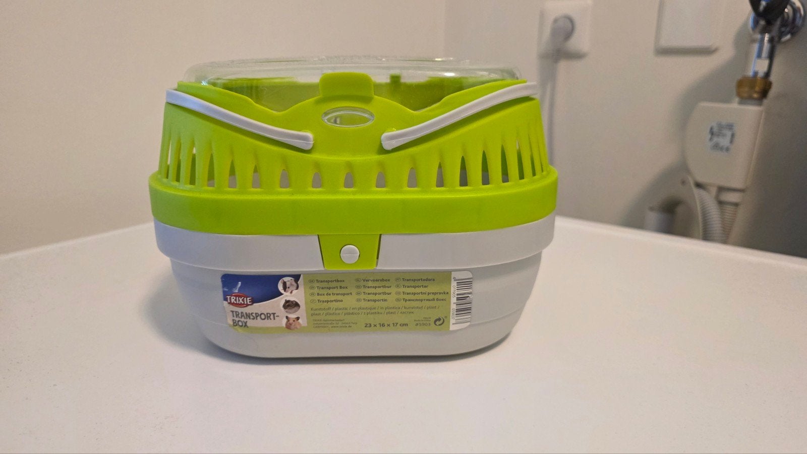 Trixie transportbox hamster/muis/gerbil., Ophalen of Verzenden, Zo goed als nieuw, Transportkoffer of -box