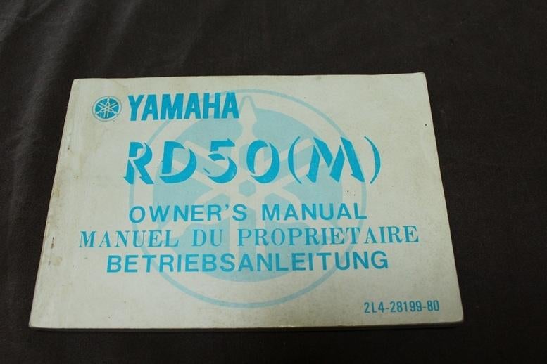Yamaha RD50 M 1978 moped owner's manual anleitung RD 50, Fietsen en Brommers, Handleidingen en Instructieboekjes, Gebruikt, Ophalen of Verzenden