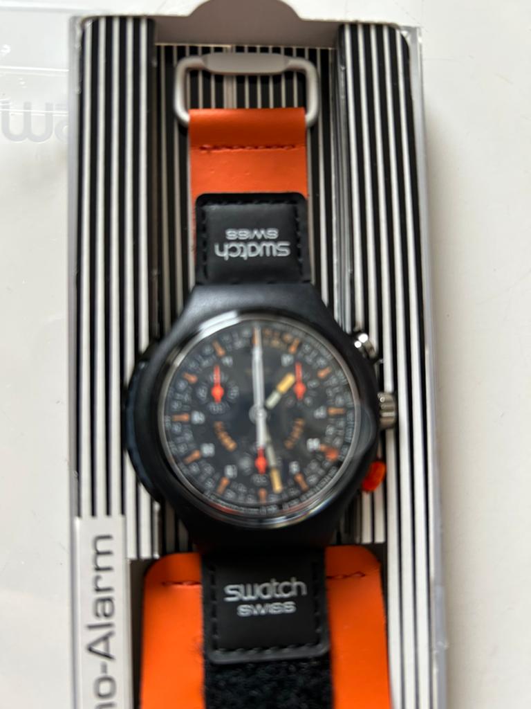 Swatch Chrono Alarm Nieuw, Ophalen of Verzenden, Nieuw, Kunststof, Swatch