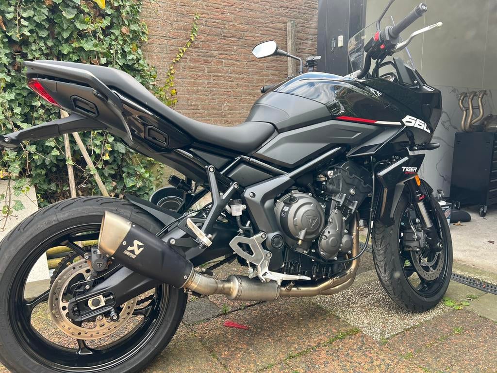 Akrapovic uitlaat Tryumph tigersport 660 2025 met db killer, Ophalen of Verzenden, Zo goed als nieuw