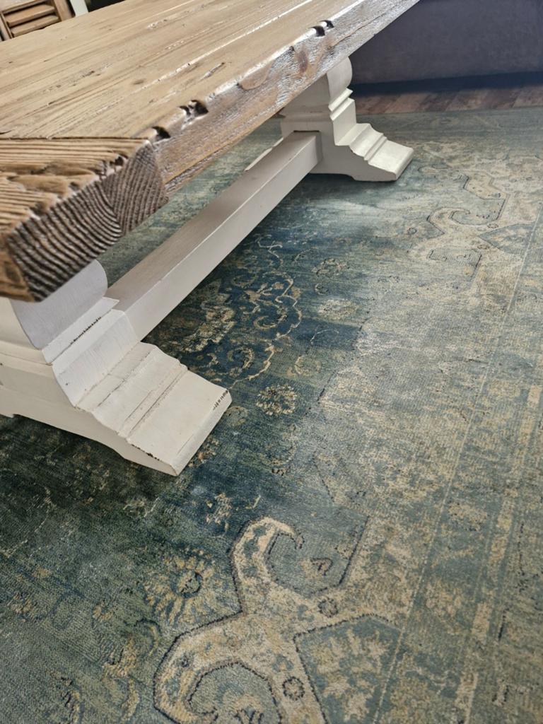 Mooie Amanda klooster salon tafel in perfecte staat, Ophalen, 100 tot 150 cm, Kloosterstijl, 50 tot 100 cm