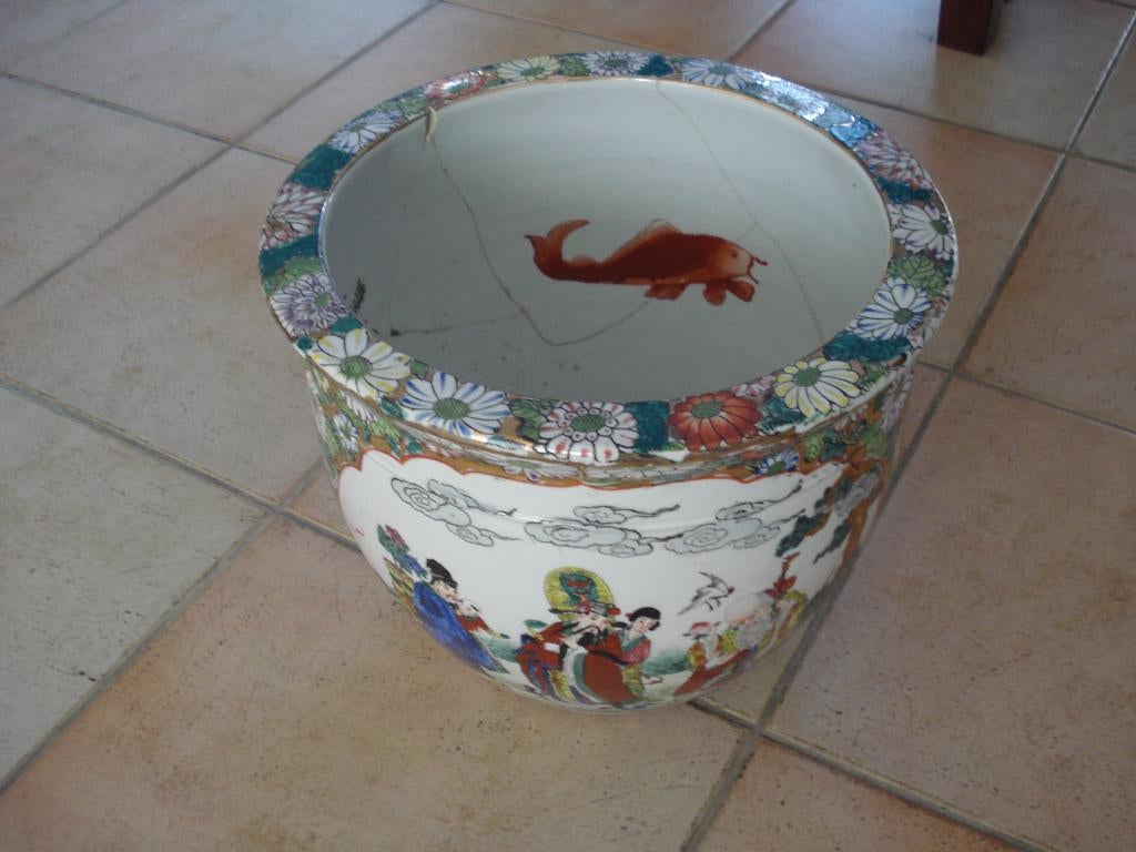Oude Chinese Vaas, Ophalen
