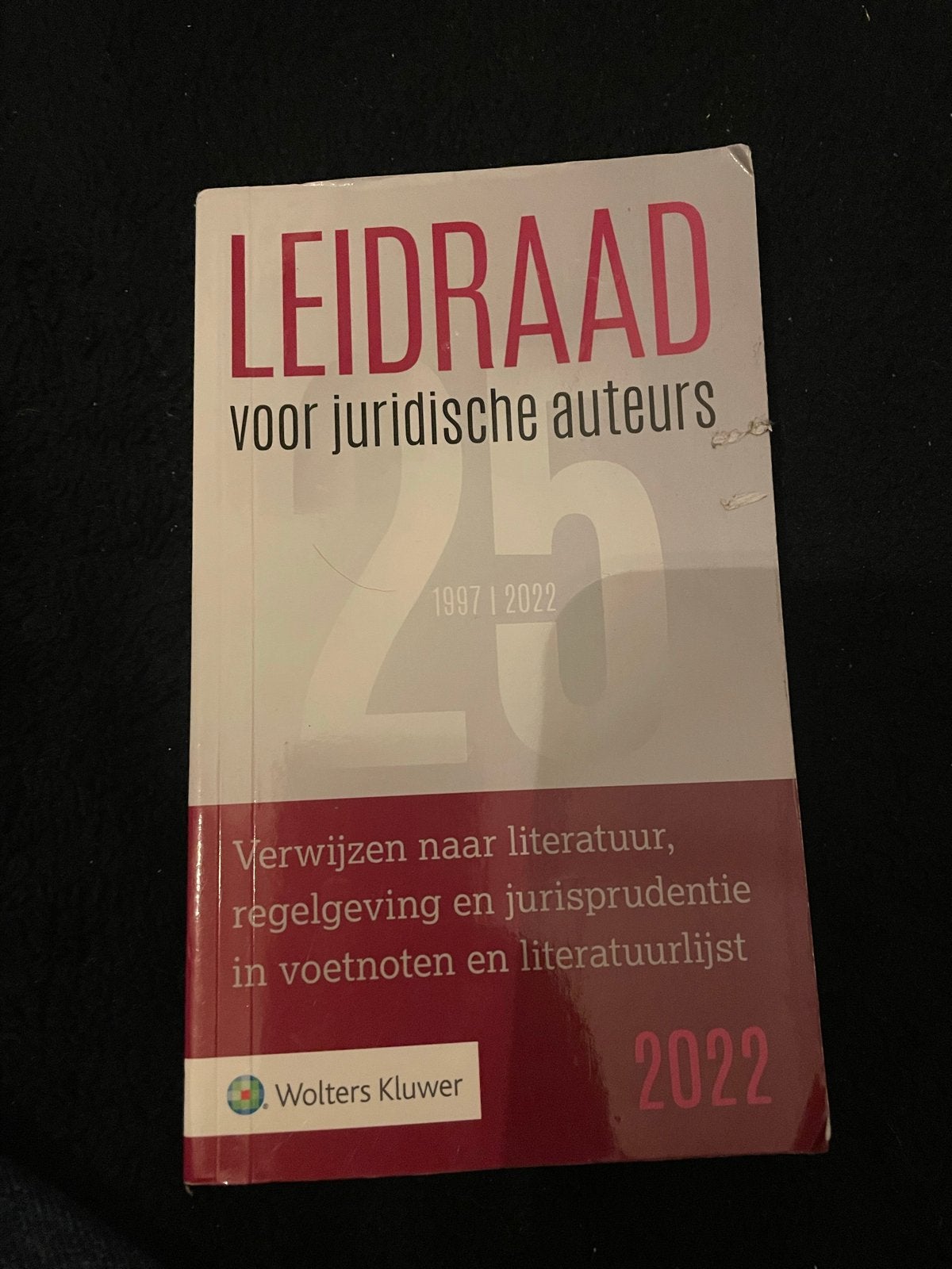 Leidraad voor juridische auteurs 2022 - Wolters Kluwer, Ophalen of Verzenden, Gamma, Zo goed als nieuw, HBO