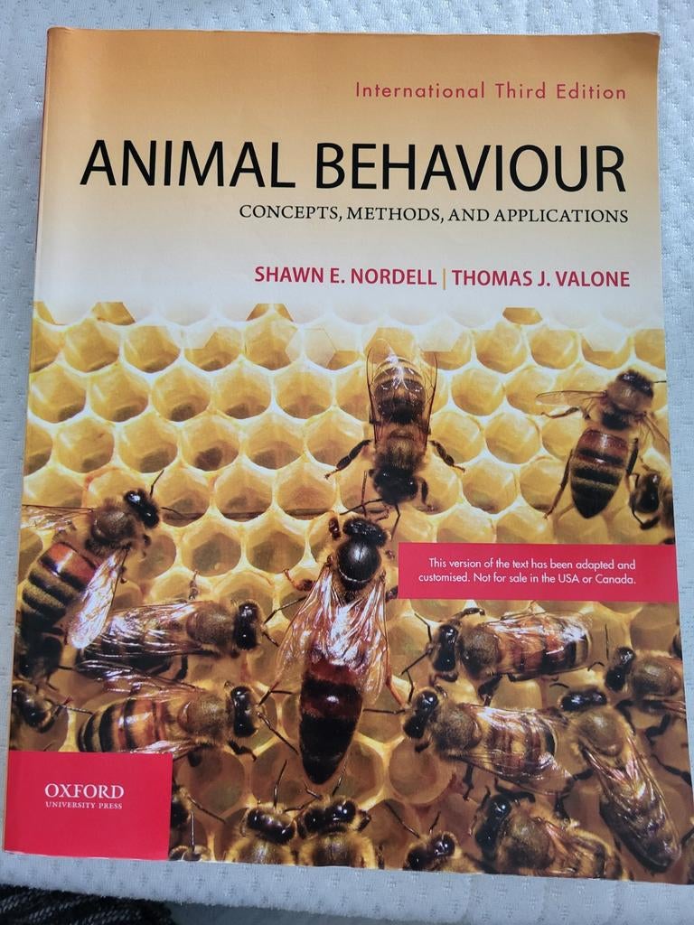 Animal Behaviour: Concepts, Methods, and Applications, Boeken, Wetenschap, Ophalen of Verzenden