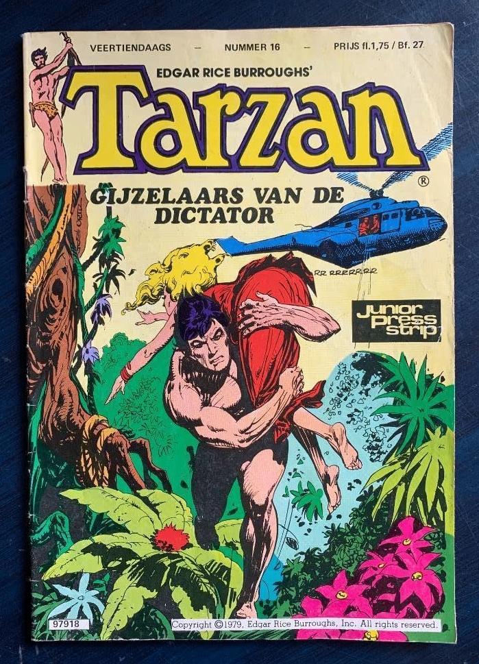 Edgar Rice Burroughs' Tarzan; gijzelaars van de dictator; 16, Boeken, Stripboeken, Eén stripboek, Ophalen of Verzenden, Zo goed als nieuw